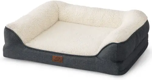 Bedsure Memory Foam Dog Bed, Medium Size